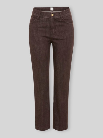 Brax Straight Fit Jeans aus reiner Baumwolle Modell 'STYLE.MAY S' Dunkelbraun 2