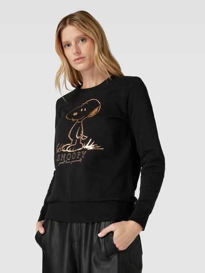 Montego Sweatshirt met PEANUTS®-print Zwart - 3