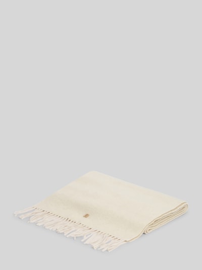 Tommy Hilfiger Schal aus reiner Wolle Modell 'ELEVATED CHIC' Offwhite 3