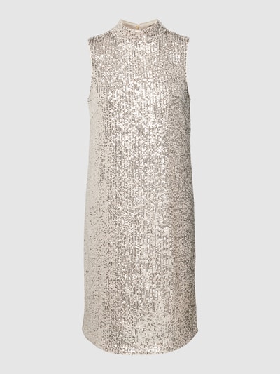 comma Sukienka mini z cekinowym obszyciem na całej powierzchni Złoty 2