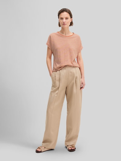 Marc O'Polo t-shirt o kroju relaxed fit z czystej bawełny Pomarańczowy 1