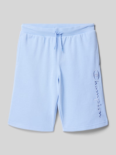 CHAMPION Sweatshorts mit Logo-Stitching Bleu 1