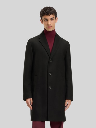 HUGO Regular Fit Mantel aus Woll-Mix Modell 'MALTE' Black 4