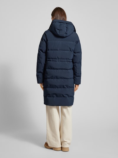 IQ Studio Parka met capuchon van echt donsmateriaal, model 'ENNEA' Marineblauw - 5