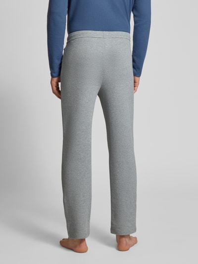 BOSS Straight Leg Sweatpants mit Strukturmuster Mittelgrau 5