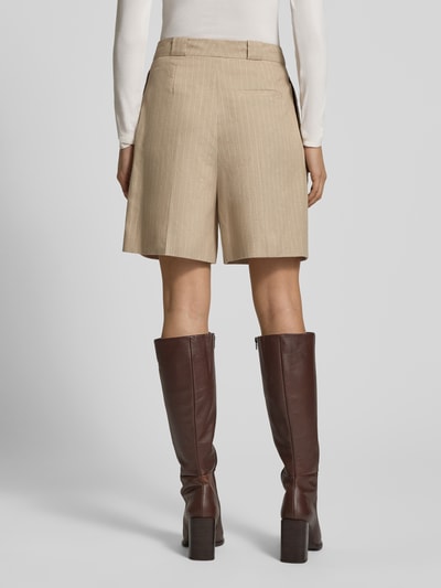 HUGO Regular Fit Bermudas aus Baumwoll-Leinen-Mix Modell 'HAMONU' Sand 5