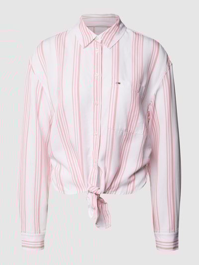 Tommy Jeans Overhemdblouse met labelstitching Roze - 2