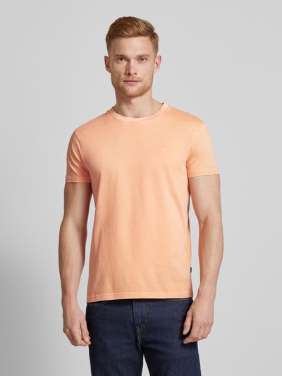 JOOP! Collection T-Shirt mit geripptem Rundhalsausschnitt Modell 'Paris' Apricot 4