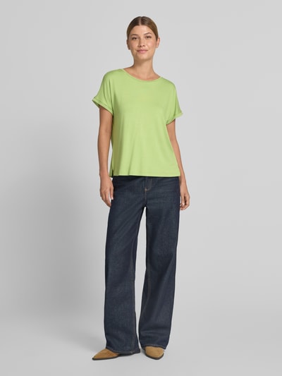 Christian Berg Woman T-Shirt aus Viskose-Mix mit Rundhalsausschnitt Grass 1