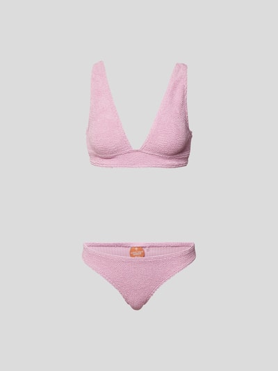 Sorbet Island Bikini mit Strukturmuster Lavendel 2