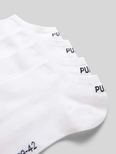PUMA Sneakersocken mit Logo im 4er-Pack Weiss 2