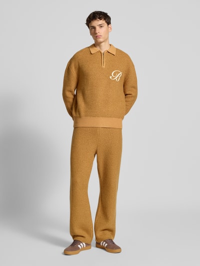 BLKVIS Sweatbroek met elastische band Mosterdgeel - 1