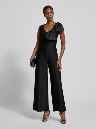GUIDO MARIA KRETSCHMER WOMAN Regular Fit Jumpsuit mit Zierschleife Modell 'Linda' Black 1