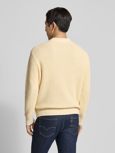 Selected Homme Relaxed Fit Strickpullover aus reiner Baumwolle Modell 'DERECK' Sand 5