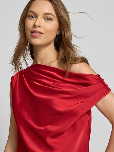Lauren Ralph Lauren Blusentop im Off-Shoulder-Look Modell 'KINTHEA' Rot 3