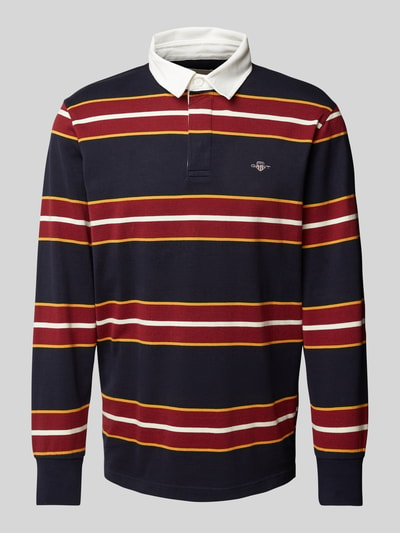 Gant Sweatshirt mit Label-Stitching Marine 2