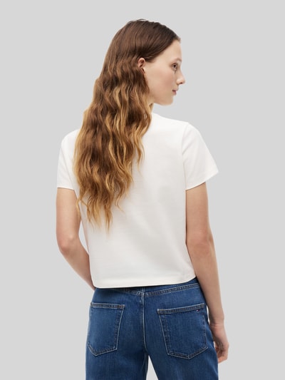 Tommy Jeans regular fit T-shirt van puur katoen met logoprint Wit - 5
