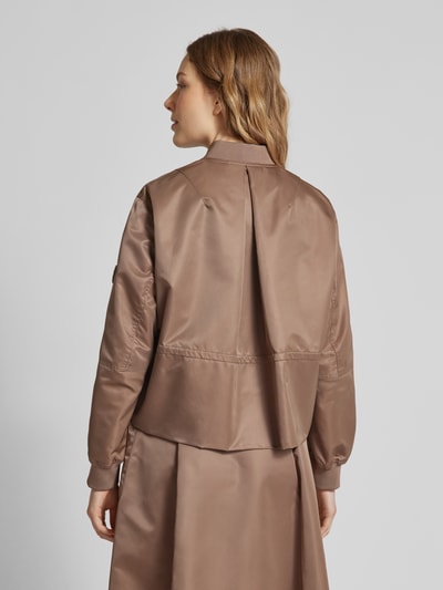 Luisa Cerano Jacke mit aufgesetzten Taschen Mud 5