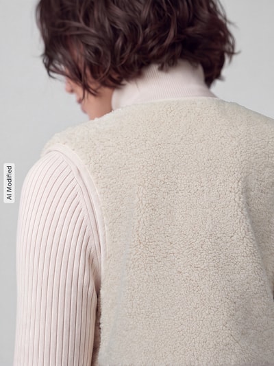 Levi's® 300 Teddyweste mit aufgesetzten Taschen Offwhite 3