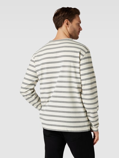 SELECTED HOMME Shirt met lange mouwen en streepmotief, model 'RELAXSHAWN' Offwhite - 5