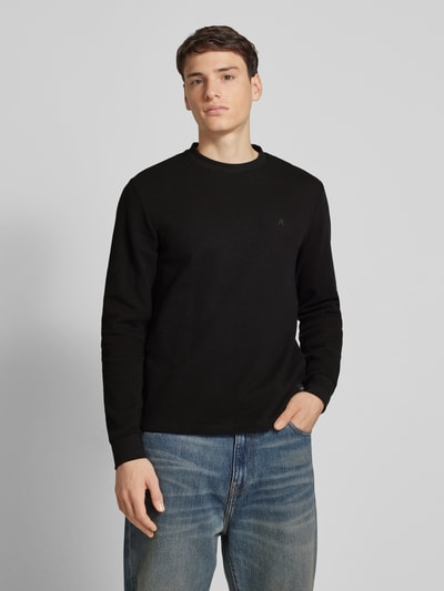 Replay Sweatshirt mit Strukturmuster Black 4