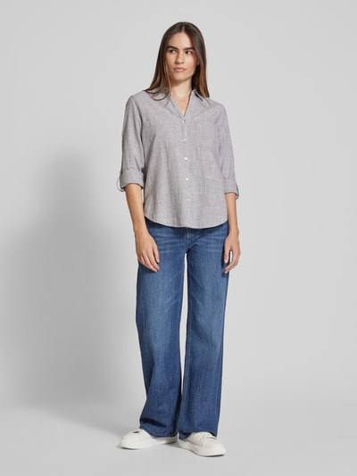 Tom Tailor Regular fit blouse met borstzakken Lichtgrijs - 1