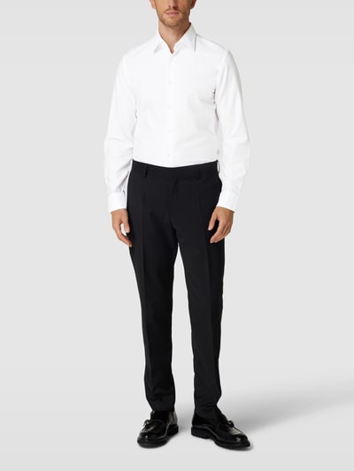 BOSS Casual Fit Business-Hemd mit Kentkragen Modell 'kent' Weiss 1