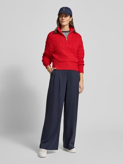 Polo Ralph Lauren Regular fit pullover in gebreide look Rood - 1