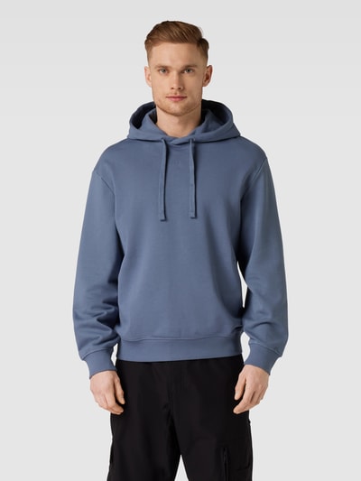 HUGO Sweatshirt met extra brede schouders, model 'Dapo' Lichtblauw - 4