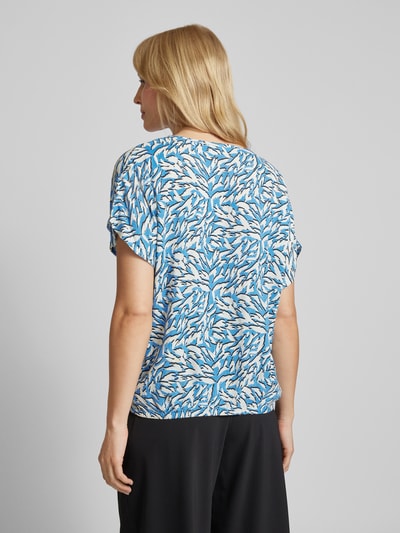 Kaffe Bluse mit Allover-Print Modell 'jetta' Blau 5