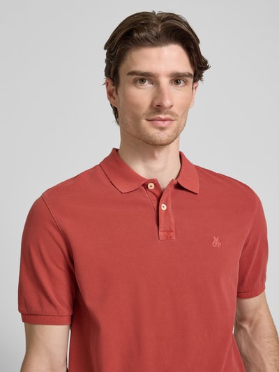 Marc O'Polo Regular Fit Poloshirt aus reiner Baumwolle Bordeaux 3