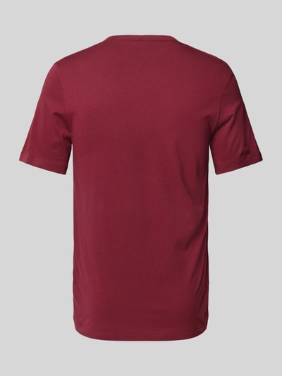 HUGO T-shirt met labelprint in een set van 3 stuks Aubergine - 3