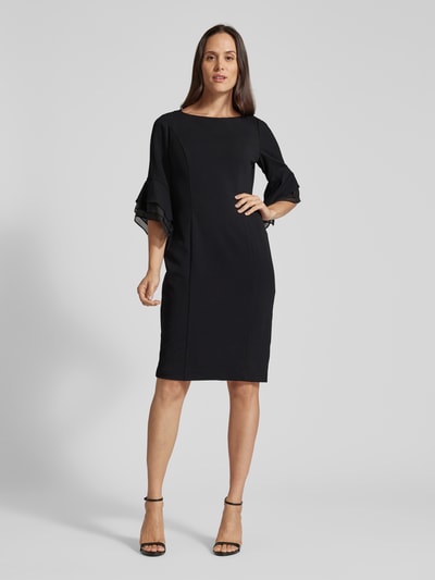 Adrianna Papell Cocktailkleid mit Rundhalsausschnitt Black 1