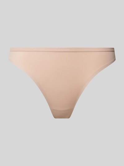 Calvin Klein Underwear String mit elastischem Bund Beige 1