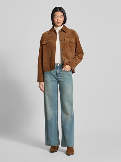 OPUS PANTS Wide Fit Jeans im Used-Look Modell 'Melly cooles' Hellblau 1