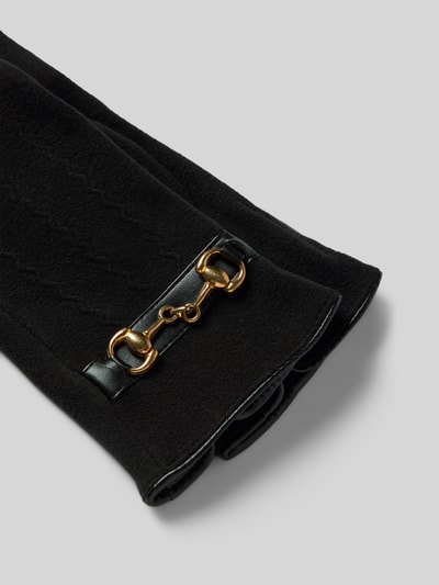 EEM Handschoenen met kettingdetail Zwart - 2