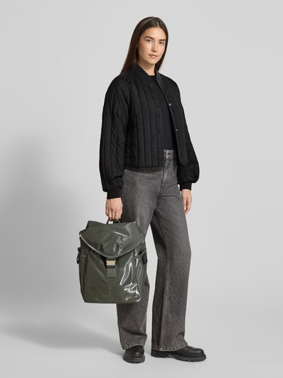 RAINS Steppjacke mit Knopfverschluss Modell 'Banja Liner' Black 1