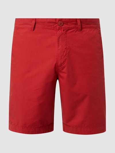 Napapijri Chino-Shorts aus Baumwolle Modell 'Nakuru' Rot 2