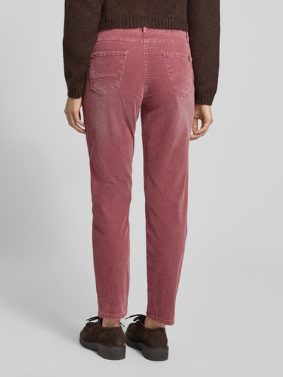 TONI Spodnie sztruksowe z 5 kieszeniami model ‘LIV’ Brudnoróżowy 5