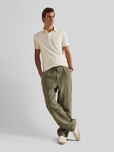 Polo Ralph Lauren Koszulka polo z czystej bawełny o kroju regular fit Écru 1