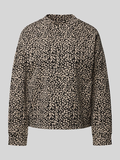 Milano Italy Strickpullover mit Stehkragen Graphit 2