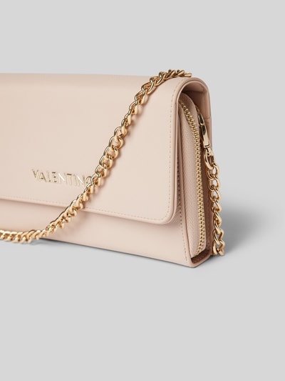 VALENTINO BAGS Clutch mit Label-Applikation Modell 'ZERO' Rose 2