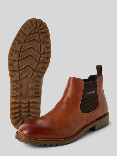 bugatti Ankle Boots aus Leder Modell 'Kosta' Cognac 4