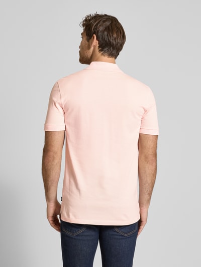 BOSS Koszulka polo o kroju regular fit z czystej bawełny model ‘PALLAS’ Różowy 5