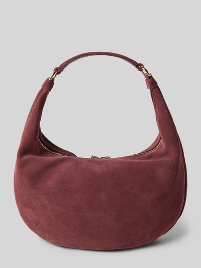 Abro Handtasche aus Leder mit Tragehenkel Modell 'NANA' Dunkelrot 4