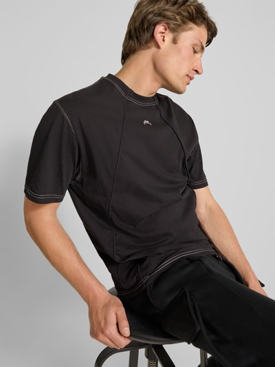 A-COLD-WALL Regular Fit T-Shirt mit Ziernähten Black 3