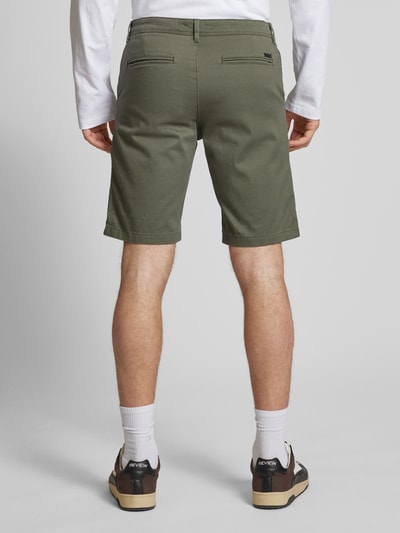 Jack & Jones Regular Fit Shorts mit Eingrifftaschen Modell 'BOWIE' Oliv 5