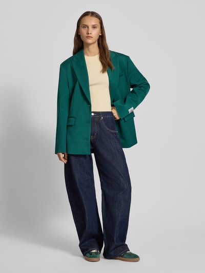 Pieces Slim Fit Strickpullover aus Viskose-Mix Modell 'MIRA' Sand 1