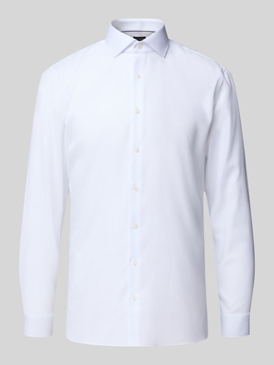 OLYMP No. Six Super Slim Fit Business-Hemd mit Kentkragen Modell 'Royal' Weiss 2