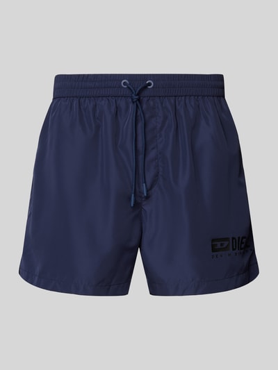 Diesel Badehose mit Label-Print Modell 'KEN' Marine 1